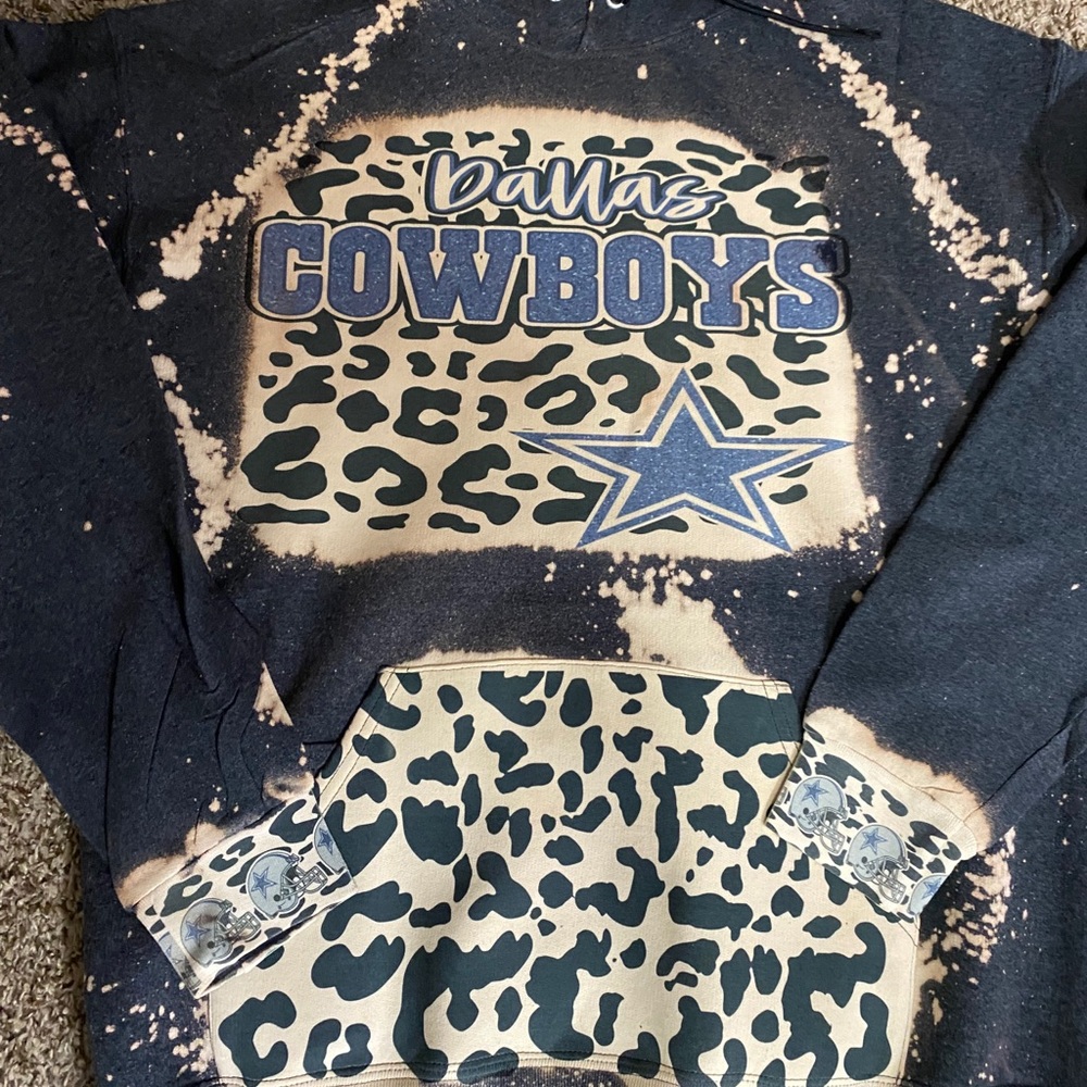 Leopard Dallas cowboys hoodie